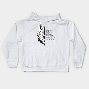 Feed The Good Wolf Kids Hoodie